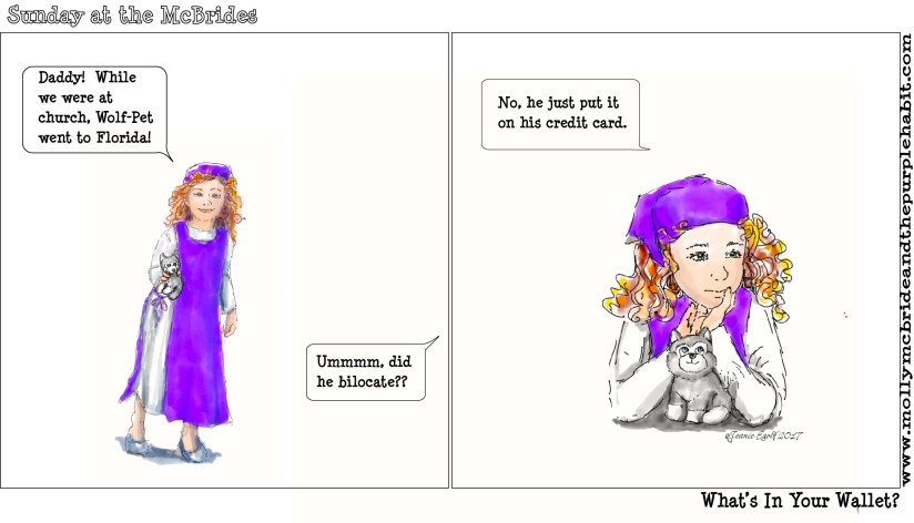 Bilocating Francis Comic